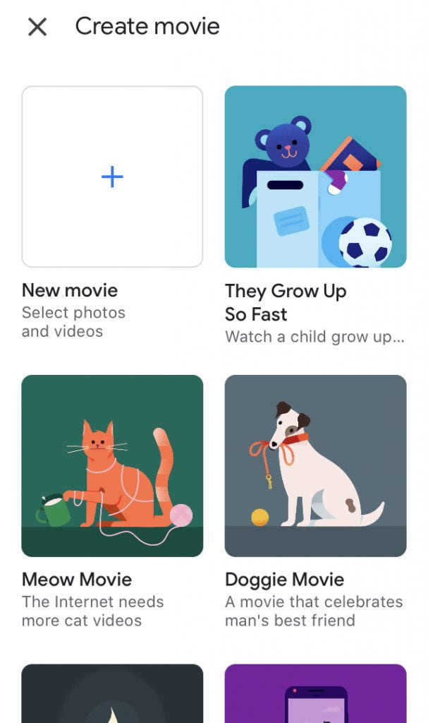 Google Photos Movies